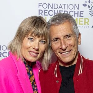 Nagui et sa femme Mélanie Page au photocall du concert du gala des 20 ans de la fondation Recherche Alzheimer "2 générations chantent pour la 3ème" à l'Olympia à Paris le 18 mars 2024.

© Cyril Moreau / Bestimage