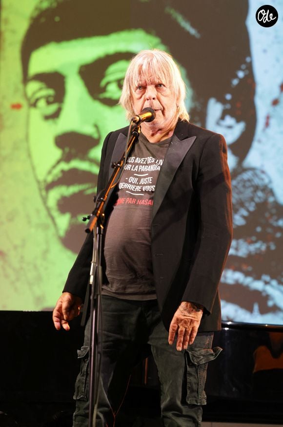 Le chanteur Renaud (Renaud Séchan) - Les amis musiciens de Renaud ont donné un concert à la Mairie du 13ème à Paris le 5 septembre 2024. © Coadic Guirec/Bestimage