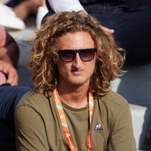 Joalukas Noah - Personnalités dans les tribunes lors des internationaux de tennis de Roland Garros le 29 mai 2023.

© Moreau / Jacovides / Bestimage