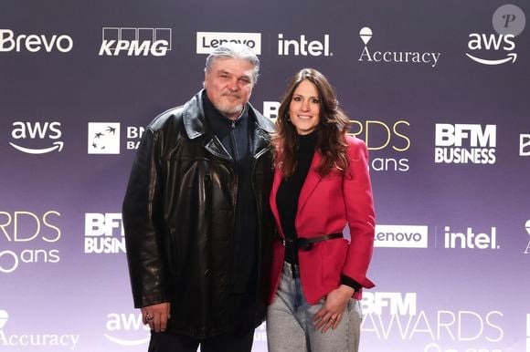 David Douillet et sa femme Vanessa, au photocall de la cérémonie des BFM awards au Grand Palais à Paris le 13 janvier 2025.

© Jack Tribeca / Bestimage