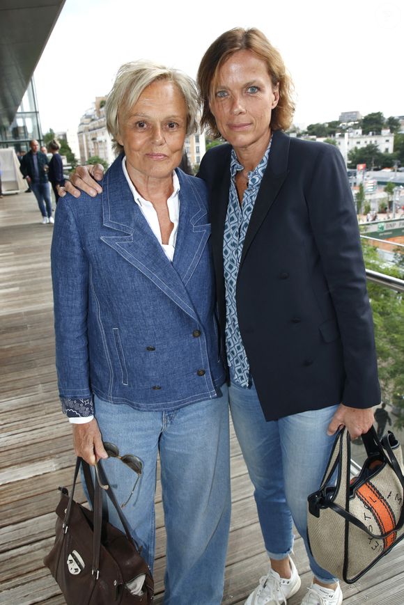 Exclusif - Muriel Robin et Anne Le Nen - Soirée des comédiens de séries de France Télévisions lors des Internationaux de France de Tennis de Roland Garros 2024 - Jour 10 à Paris. Le 4 Juin 2024. © Bertrand Rindoff Petroff / Bestimage