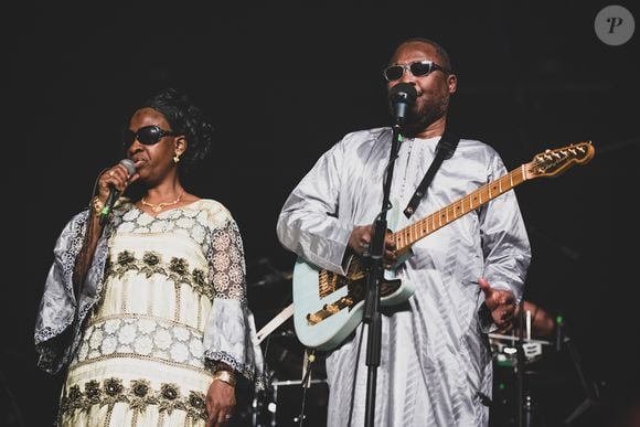 Le groupe malien Amadou & Mariam en concert à Turin lors du Festival Africa Now.
©PacificPressAgency / Bestimage