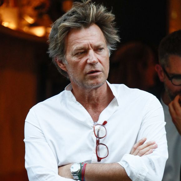 Exclusif - Laurent Delahousse - Inauguration du showroom de Nathalie Blanc à Paris, France, le, 19 juin 2025. © Christophe Clovis / Bestimage