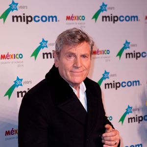 Tchéky Karyo - Photocall lors de la soirée du Mipcom à l'hôtel Martinez à Cannes, le 13 octobre 2014. Photo par JLPPA / Bestimage