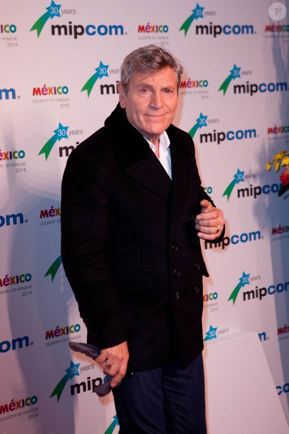 Tchéky Karyo - Photocall lors de la soirée du Mipcom à l'hôtel Martinez à Cannes, le 13 octobre 2014. Photo par JLPPA / Bestimage