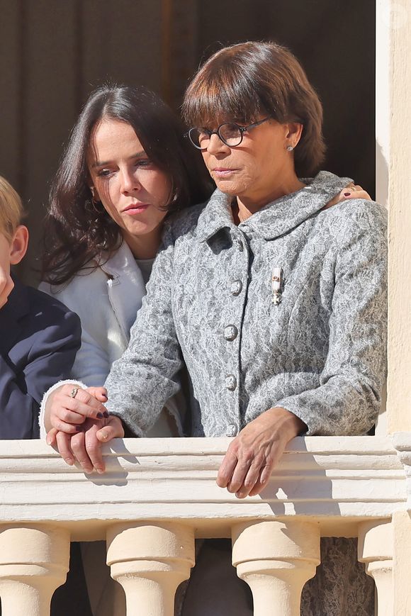 Interrogée dans le podcast "Monaco Info" en juillet 2024, Stéphanie de Monaco était revenue sur le sujet 

Pauline Ducruet et sa mère la princesse Stéphanie de Monaco - La famille princière de Monaco au balcon du palais, à l'occasion de la Fête Nationale de Monaco. Le 19 novembre 2023
© Dominique Jacovides-Bruno Bebert / Bestimage