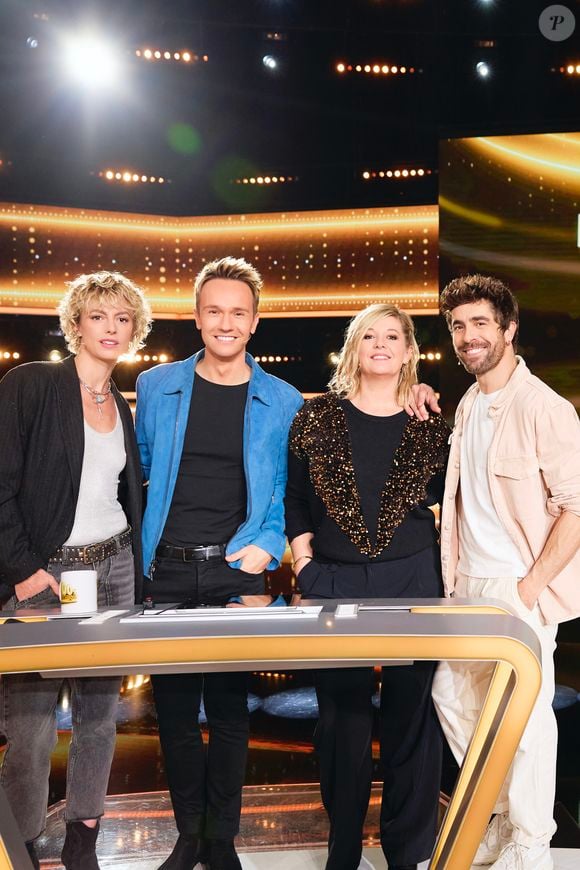 Exclusif - Sara Mortensen, Cyril Féraud, Flavie Flament, Agustín Galiana - Enregistrement de l'émission "100% Logique", présentée par Cyril Féraud et diffusée le 12 avril 2025 sur France 2. Le 17 décembre 2024
© Cyril Moreau / Bestimage