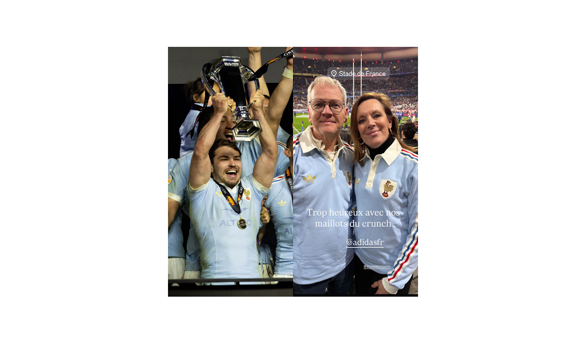 Antoine Dupont soutenu par les parents d'Iris Mittenaere, ils avaient tous ce fameux polo Adidas sold out