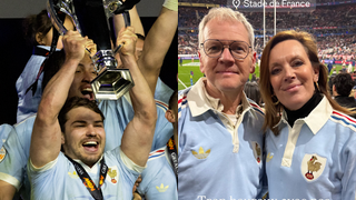 Antoine Dupont soutenu par les parents d'Iris Mittenaere, ils avaient tous ce fameux polo Adidas sold out