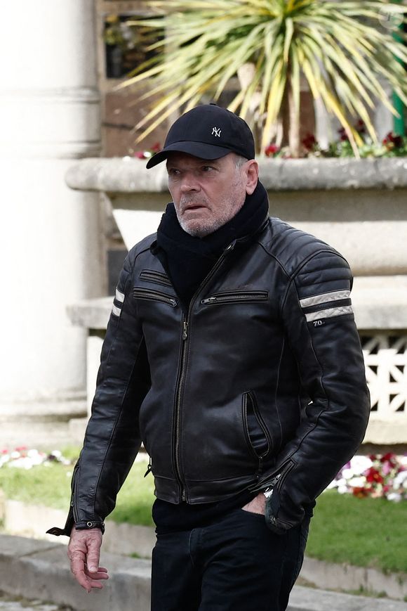 Laurent Baffie - Obsèques d'Isabelle Mergault à la Coupole du Père-Lachaise à Paris le 30 mars 2026. © Cyril Moreau - Dominique Jacovides / Bestimage