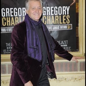 Gilbert Rozon à la générale du spectacle de Grégory Charles "Vous n'avez jamais entendu ça", au théâtre Dejazet, à Paris