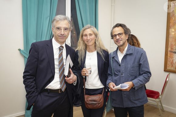 Exclusif - Dominique Reynié, Constance et Olivier Baudry lors d'un dîner de la Revue des Deux Mondes à la Maison de l'Amérique Latine à Paris le 15 septembre 2025
© Jack Tribeca / Bestimage