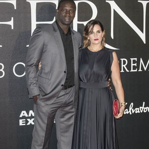 Omar Sy et sa femme Hélène Sy à la première de "Inferno" à Florence. Italie, le 8 octobre 2016. © Future-Image via Zuma Press/Bestimage