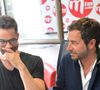 Exclusif - Emmanuel Moire interviewé par Bernard Montiel pour la radio MFM à Paris, le 1er juin 2015. L'émission sera diffusée le 6 juin prochain.  
muri