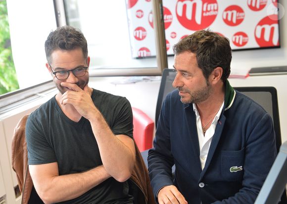 Exclusif - Emmanuel Moire interviewé par Bernard Montiel pour la radio MFM à Paris, le 1er juin 2015. L'émission sera diffusée le 6 juin prochain.  
muri