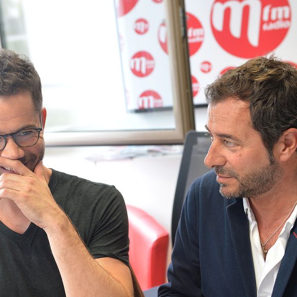 Exclusif - Emmanuel Moire interviewé par Bernard Montiel pour la radio MFM à Paris, le 1er juin 2015. L'émission sera diffusée le 6 juin prochain.  
muri