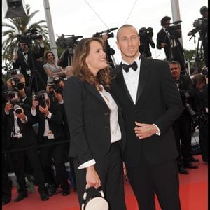 Laure Manaudou et Frédérick Bousquet - Montée des marches du film "La princesse de Montpensier" lors du 63e Festival de Cannes le 16 mai 2010. © Rachid Bellak/Bestimage