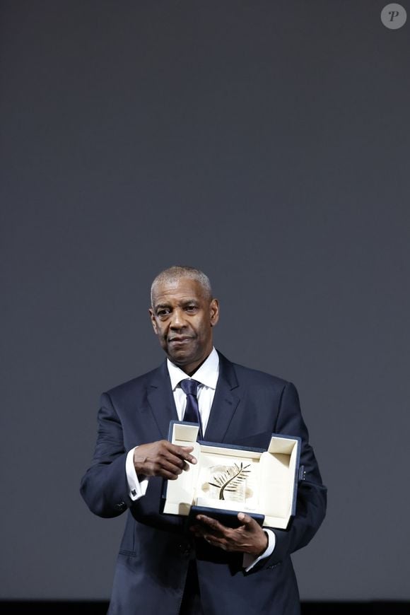 Remise de la Palme d'Or d'Honneur à Denzel Washington lors du 78ème Festival International du Film de Cannes. Le 19 mai 2024
© Pool / Bestimage