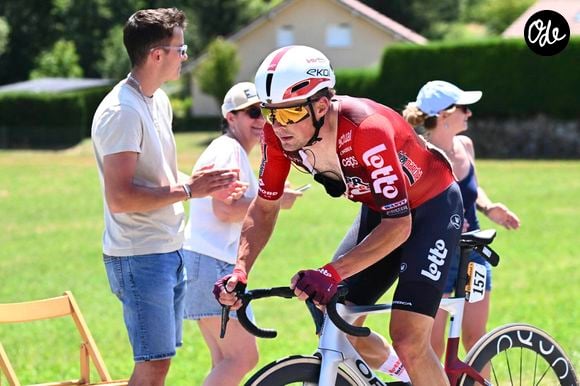 Intermarché était présent sur le Tour de France 2026 avec l'équipe Lotto Intermarché : Baptiste Veistroffer le 22 juillet 2026 à Voiron.

Psnewz /Bestimage