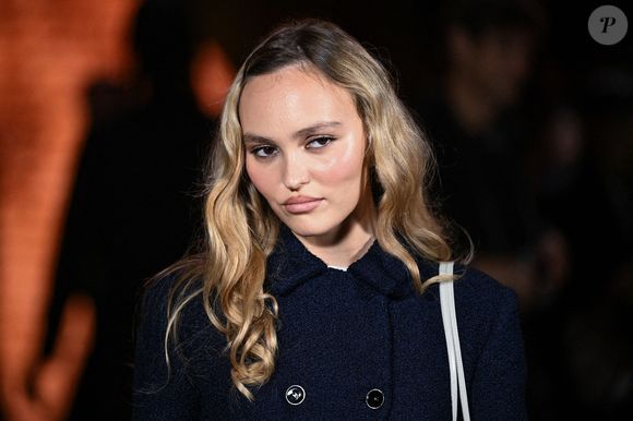 Lily-Rose Depp assiste au défilé Chanel Womenswear printemps/été 2026 dans le cadre de la semaine de la mode à Paris, France, le 06 octobre 2025. Photo par Aurore Marechal/ABACAPRESS.COM