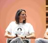 et partage sa vision évoluée des réseaux sociaux. 

Laure Manaudou - Dévoilement du parcours du relais de la flamme des Jeux Olympiques de Paris 2024 dans la grand amphithéâtre de la Sorbonne à Paris le 23 juin 2023.