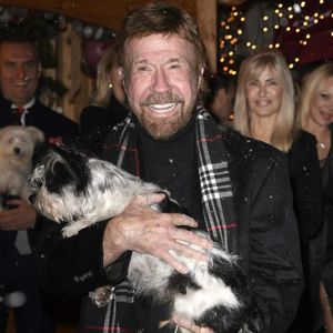 Né au Texas en 1940, il est connu pour ses rôles dans les films d'action des années 70 et la série Walker, Texas Ranger.

Chuck Norris à la soirée VIP Gut Aiderbichl Christmas Market à Henndorf en Autriche, le 12 novembre 2019
Backgrid USA / Bestimage