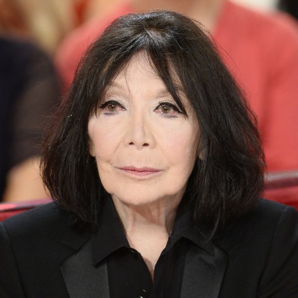 Juliette Greco - Enregistrement de l'émission "Vivement Dimanche" a Paris le 23 octobre 2013. L'émission sera diffusee le 27 octobre 2013. Photo par AGENCE / BESTIMAGE