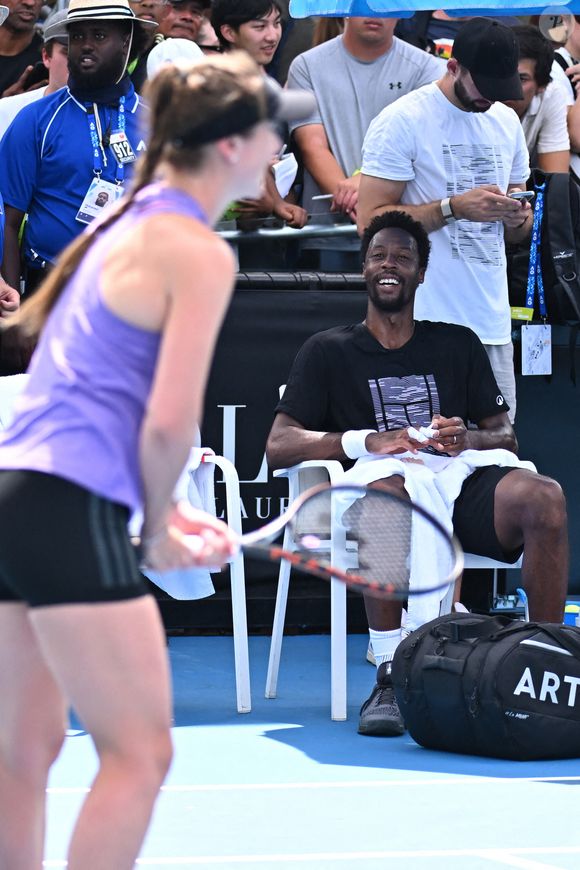 Sur Instagram, le joueur a salué l'athlète mais surtout la femme

Gael Monfils (FRA) et sa femme Elina Svitolina (UKR) à l'entraînement de l'Open d'Australie 2025 au Melbourne Park à Melbourne, Australie, le 19 janvier 2025. Photo by Corinne Dubreuil/ABACAPRESS.COM