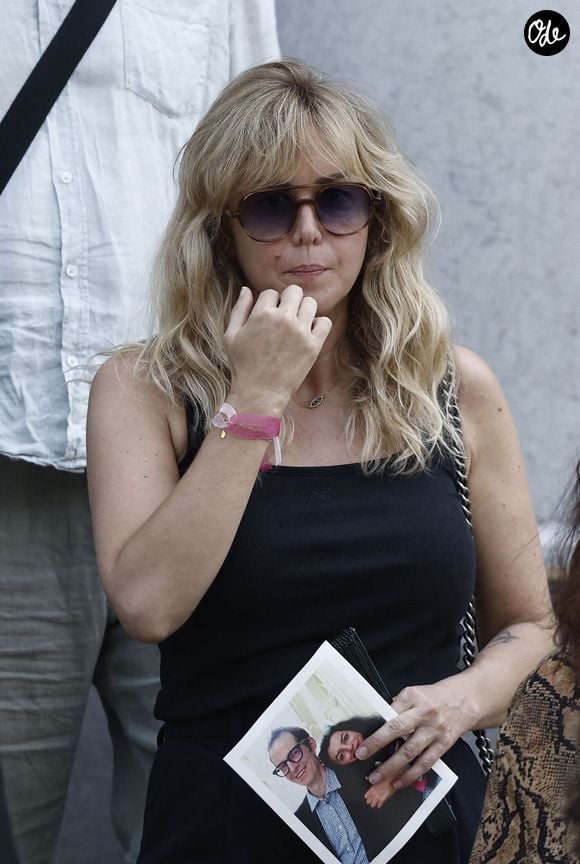 Enora Malagré  aux obsèques de M.Satrapi au Crématorium du Père-Lachaise à Paris, le 19 juin 2026. 
© Cyril Moreau / Bestimage