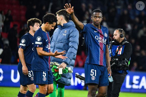 Willian Pacho (Paris SG) - Match de Ligue des Champions entre le PSG contre le Bayern de Munich au Parc des Princes à Paris le 4 novembre 2025. © Baptiste Autissier/Psnewz/Bestimage