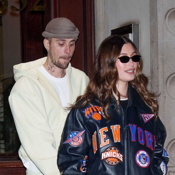 Justin et Hailey Bieber à New York.
Crédit : The ImageDirect / Bestimage