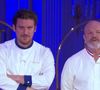 Philippe Etchebest en larmes face à Charles après son élimination de "Top Chef 2025", épisode du 4 juin, sur M6