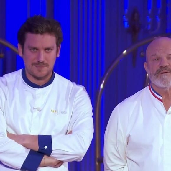 Philippe Etchebest en larmes face à Charles après son élimination de "Top Chef 2025", épisode du 4 juin, sur M6