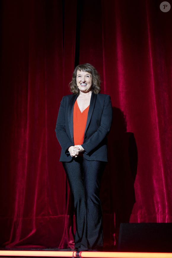 Exclusif - Anne Roumanoff sur la scène du concert solidaire pour les enfants de la guerre "Ensemble à l'Olympia" à Paris présenté par EliseCare le 10 février 2025
© Jack Tribeca / Pierre Perusseau / Bestimage