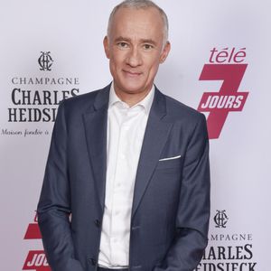 Exclusif - Gilles Bouleau - Soirée "Télé 7 Jours Summer Party" au restaurant "Monsieur Bleu" à Paris le 14 juin 2022. © Christophe Aubert via Bestimage