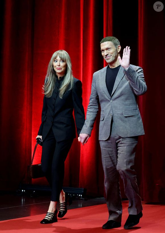 Travis Knight et sa femme Maryse Knight - Cérémonie d'ouverture du 17ème Festival Lumière à la Halle Tony Garnier à Lyon, le 11 octobre 2025. © Dominique Jacovides / Bestimage