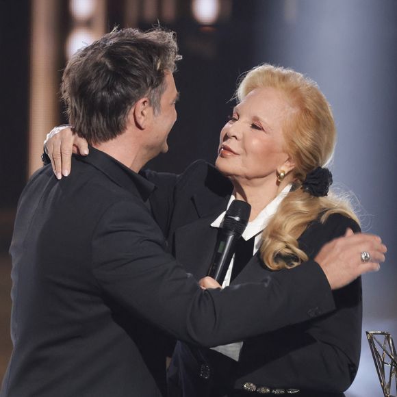 David Hallyday et Sylvie Vartan - Cérémonie de la 40ème édition des Victoires de la Musique à la Seine Musicale à Boulogne-Billancourt, France, le 14 février 2025. © Coadic Guirec/Bestimage