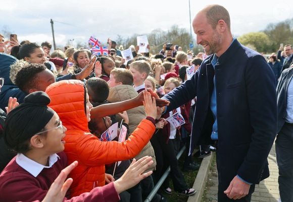 Le prince William, prince de Galles, lors d'une visite officielle à un cours de formation d'arbitres de la FA au Sporting Khalsa FC à l'Aspray Arena Willenhall West Midlands ALPHA AGENCY / BESTIMAGE