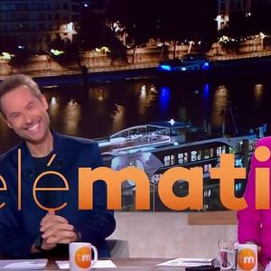 Damien Thévenot présente "Télématin" avec Johanna  Ghiglia en l'absence de Maya Lauqué.

Photo : France 2