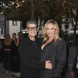 Marc Lavoine et sa compagne Adriana Karembeu arrivant au "Concerto pour la Paix" organisé par Omar Harfouch au Théâtre des Champs Élysées à Paris, France, le 18 Septembre 2024. © Perusseau / Tribeca / Bestimage