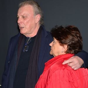 Herbert Léonard et sa femme Cléo (Chantal Rousselot) - Avant-première du film "Les dents, pipi et au lit" au cinéma UGC Ciné Cité Les Halles à Paris, France, le 27 mars 2018. © Veeren/Bestimage
