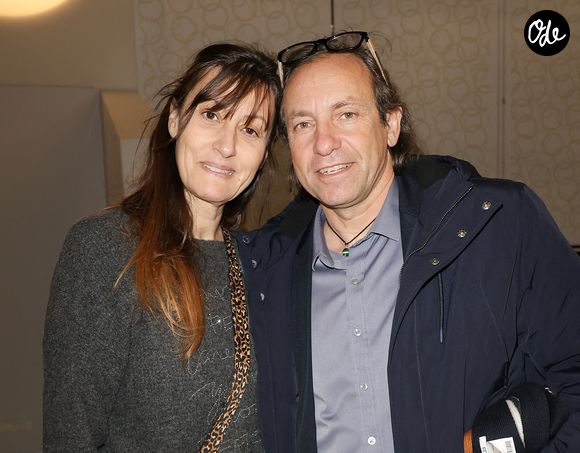 Exclusif - Philippe Candeloro avec sa femme Olivia lors du concert hommage à Brigitte Bardot au palais des Congrès à Paris "Brigitte Bardot autobiographie symphonique" le 2 avril 2026. 

© Coadic Guirec / Bestimage