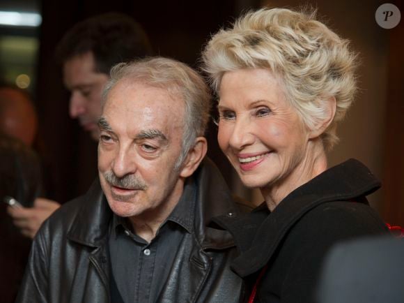 Danièle Gilbert et son mari Patrick Semana (Patrick Scemama) - Soirée de lancement du livre "Femmes Eléments " à l'Hôtel Le Placide à Paris, le 4 novembre 2014.