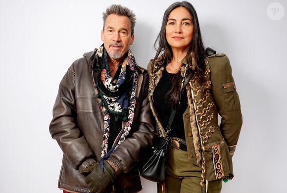 Florent Pagny et sa femme Azucena au défilé Stella McCartney prêt-à-porter automne-hiver 2023/2024 lors de la Fashion Week de Paris (PFW) le 6 mars 2023.
AGENCE / BESTIMAGE