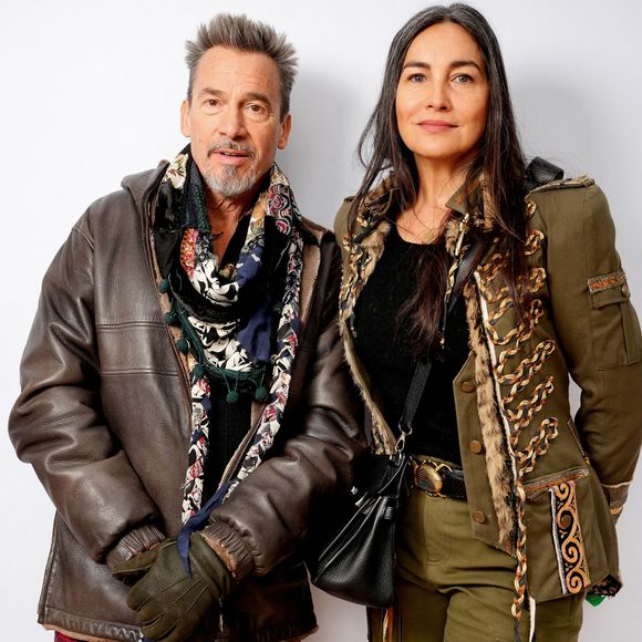 Florent Pagny et sa femme Azucena au défilé Stella McCartney prêt-à-porter automne-hiver 2023/2024 lors de la Fashion Week de Paris (PFW) le 6 mars 2023.
AGENCE / BESTIMAGE