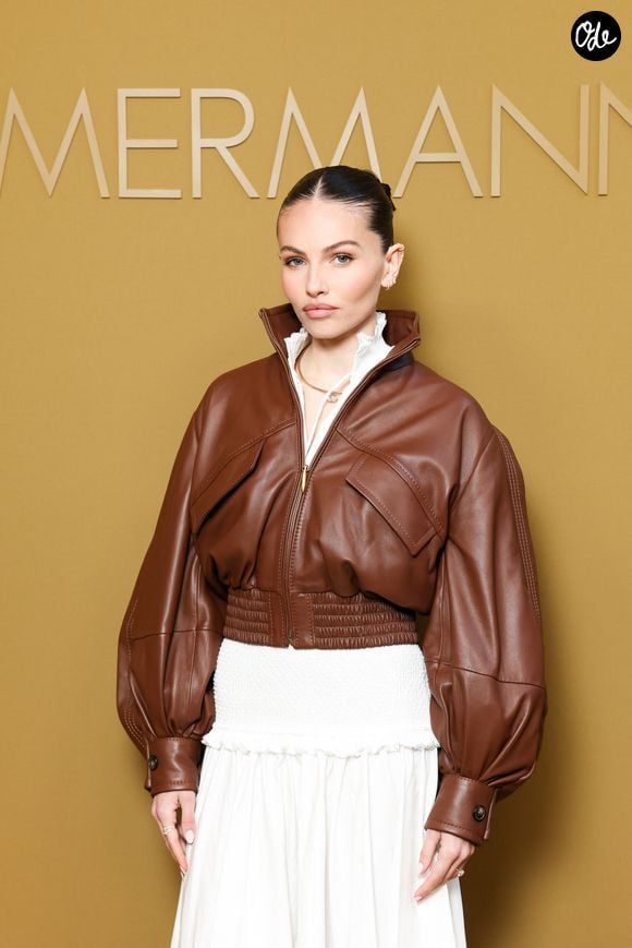 Thylane Blondeau lors du défilé Zimmermann automne-hiver 2026, à Paris. © BFA.com / Backgrid USA / Bestimage