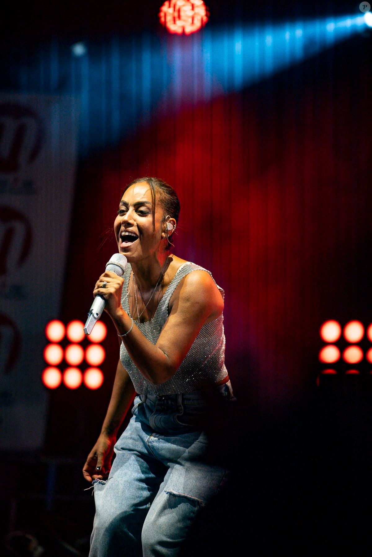 Photo : Amel Bent en concert au festival Music en ciel à Saint-Priest ...