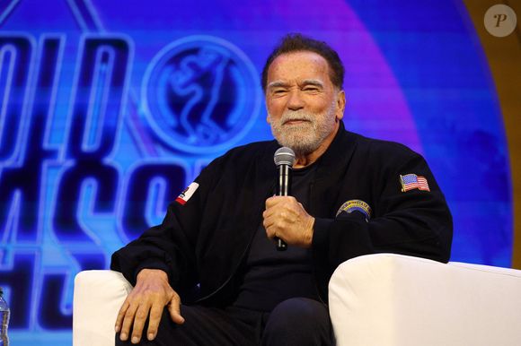 Arnold Schwarzenegger au festival Arnold Sports UK 2026. Le NEC. 28 mars 2026. 
Imago/PsnewZ/Bestimage