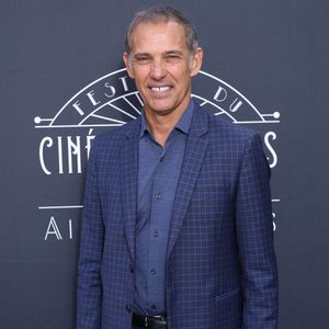 Exclusif - Paul Belmondo au photocall du Festival du Cinéma Francais et de la gastronomie d'Aix-Les-Bains, France, le 7 juin 2025. © Denis Guignebourg/Bestimage