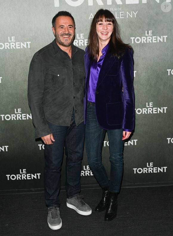 José Garcia et sa nouvelle compagne Camille à l'avant-première du film "Le Torrent" au cinéma UGC Ciné Cité Les Halles à Paris. Le 24 novembre 2022. © Coadic Guirec / Bestimage